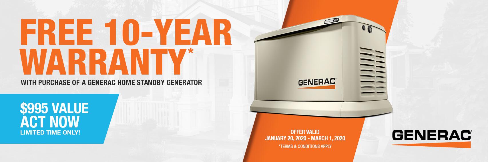 Homestandby Generator Deal | Warranty Offer | Generac Dealer | Waverly, NY